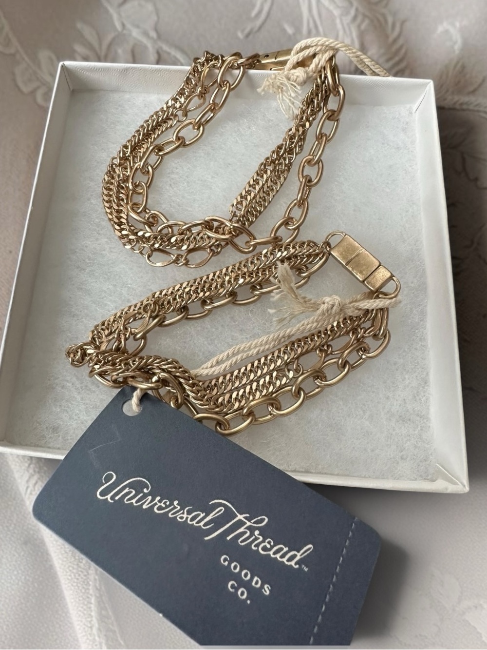 Universal Thread Goods Co. Multi-Strand Statement Bracelets - Matching Set of 2